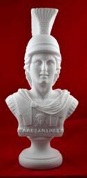 Alexander The Bust, Cast Marble Greek Statue - 7.5 Inch