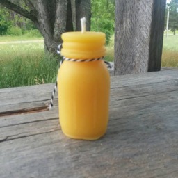 Ball Mason Jar Beeswax Candle 100% Pure Michigan - thumbnail 3