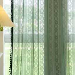 3 Colours Custom Voile Curtain Polyester Lace Sheer Made To Measure - thumbnail 3