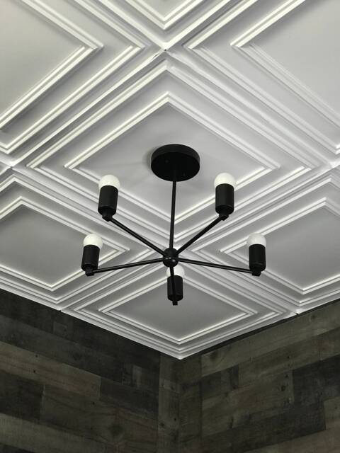 Laconic Modern 5 Light Geometric Mid Century Chandelier - image 1