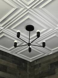 Laconic Modern 5 Light Geometric Mid Century Chandelier - thumbnail 1