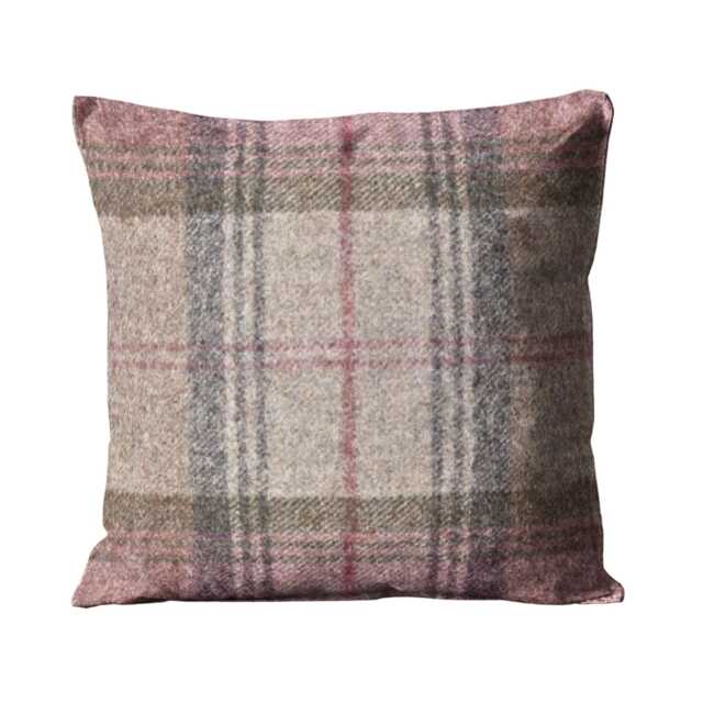 Abraham Moon Stroud, Heather, 100% Wool Plaid, Checked, Tartan Cushion Cover - image 1