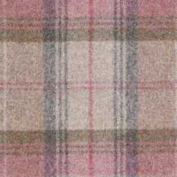 Abraham Moon Stroud, Heather, 100% Wool Plaid, Checked, Tartan Cushion Cover - thumbnail 3