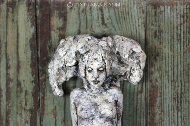 Woman Relief Harlekina-Wall Hanging, Home Decor - image 1