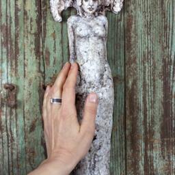 Woman Relief Harlekina-Wall Hanging, Home Decor - thumbnail 4