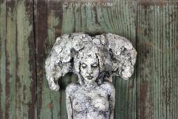 Woman Relief Harlekina-Wall Hanging, Home Decor - thumbnail 1