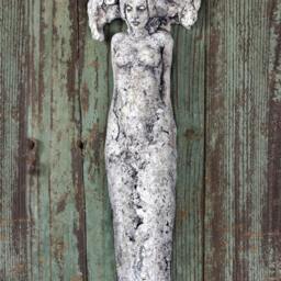 Woman Relief Harlekina-Wall Hanging, Home Decor - thumbnail 3