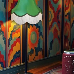 Traditional Emerald Green Fabric Lampshade Handmade For Table & Floor Standard Lamp Bases, Wall Light Fixtures, Ceiling Fittings - thumbnail 3