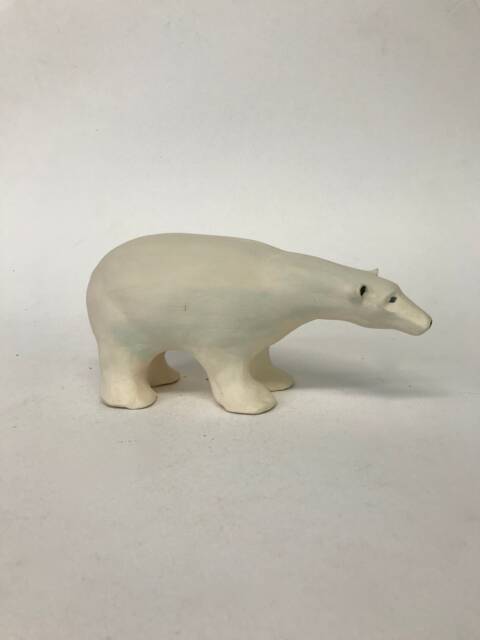 Polar Bear, Bear Sculpture, Animal Art - image 1