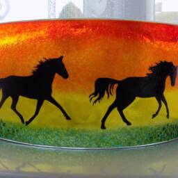 "Beautiful Glass Fused ""Horse" - thumbnail 2