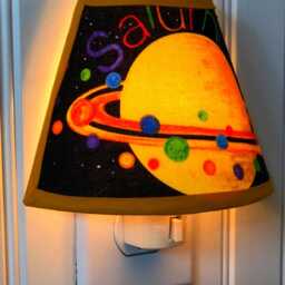 Night Light - Solar System Kids Bedrooms Small Planets Handmade - thumbnail 3