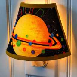 Night Light - Solar System Kids Bedrooms Small Planets Handmade - thumbnail 2