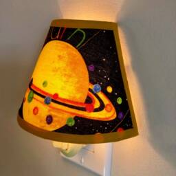 Night Light - Solar System Kids Bedrooms Small Planets Handmade - thumbnail 4