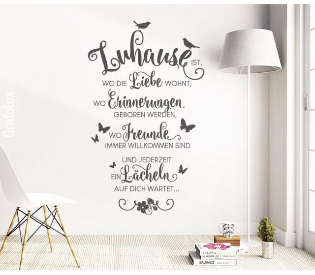 Wall Sticker Saying Home Is Where Love Lives... Family Quote Wall Decoration Mural Decal Ws10A - image 1