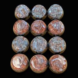 Orgone Tower Busters, Orgonite Puck, Handmade - thumbnail 3