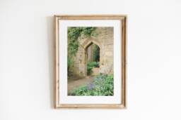Cotswolds Secret Garden Print England Travel Photography, Floral Wall Art - thumbnail 1