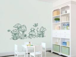 Woodland Nursery Wall Decal, Woodland Decor, Art Sticker