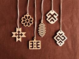 Christmas Tree Decorations X6 - thumbnail 1