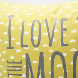I Love You To The Moon & Back Pillow Cover - Lime Green, 20x20 - thumbnail 3