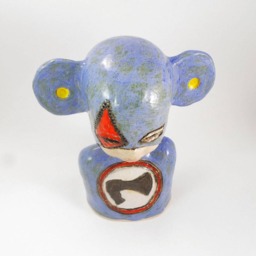 Handmade Ceramic Kid Sculpture, Unique Home Decor Art - 10 - thumbnail 3