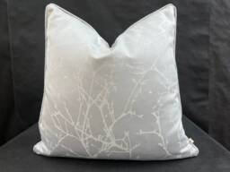 Romo Luxury Designer Arbor Tree Grey Silver Contemporary Cushion Pillow Cover - thumbnail 1