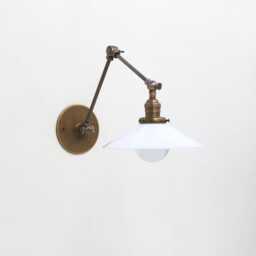 Brass Adjustable Wall Sconce Light, Solid Swivel Ul Listed, No.0217 - thumbnail 3