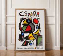 1982 World Cup Football Poster Retro Soccer Print - Spain - thumbnail 1