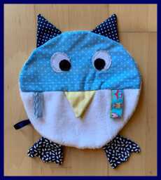 "Doudou Label ""My Little Green Owl"