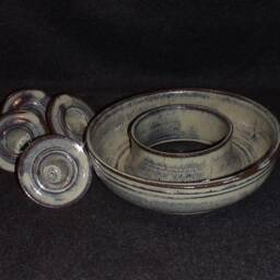 Candlestick Ring, Advent Flower Pebble No.165 - thumbnail 4