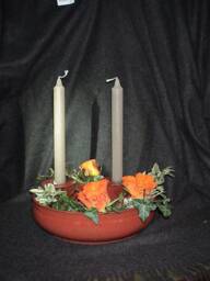 Candlestick Ring, Advent Flower Pebble No.165 - thumbnail 2