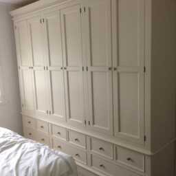 Wardrobe - 6 Door 9 Drawer Victorian Style - thumbnail 4