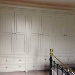 Wardrobe - 6 Door 9 Drawer Victorian Style - thumbnail 3