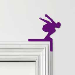 Door Topper Man Jumping Athletics Various Colours Top Of Decorative Sign - Novelty Wall Decor, Frame Art, Art - thumbnail 4
