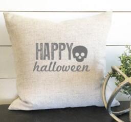 Happy Halloween Pillow Cover, Fall Decor, Pillow, Fall, Decor - thumbnail 1