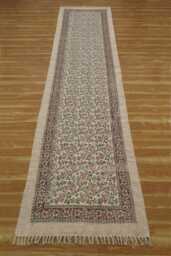 Large Hallway Stair Runner, Green Beige, Cotton Runner Rug, Kitchen Bathroom Entrance 2x13 2x18 3x12 Feet - thumbnail 1