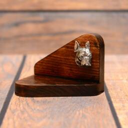 Boston Terrier - Wooden Candlestick With Dog, Souvenir, Decoration, Limited Edition, Collection - thumbnail 2