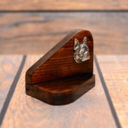 Boston Terrier - Wooden Candlestick With Dog, Souvenir, Decoration, Limited Edition, Collection - thumbnail 3