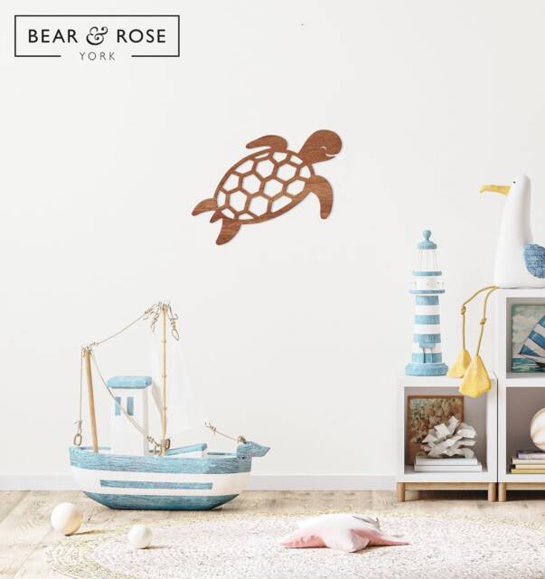 Turtle Wall Decor Home - Nursery/Kids Animals Children Room Marine Sealife - image 1