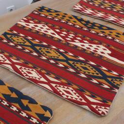 "Set Of 3 Pcs, Kilim Pillow Cover, Vintage Pillow, 20.08"" X 25.79" - thumbnail 3