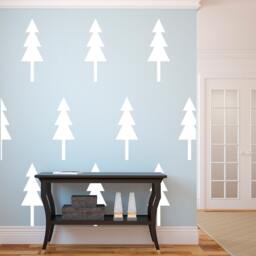 Pine Tree Wall Decals - Forest Pattern, Nursery Decor - thumbnail 2