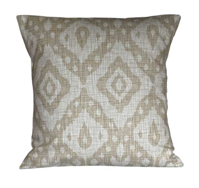 Iliv Marrakech Canvas Cream Beige Ikat Aztec Print Cushion Cover 16 - image 1