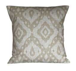 Iliv Marrakech Canvas Cream Beige Ikat Aztec Print Cushion Cover 16