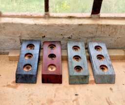 Three Handcrafted Candle, Tea Light Holders - thumbnail 1