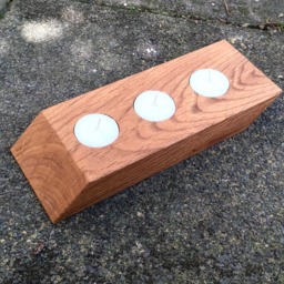 Three Handcrafted Candle, Tea Light Holders - thumbnail 3