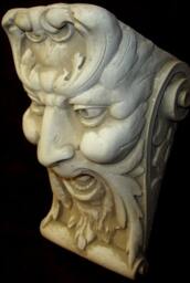 King Face Head Collection Laughing English Gothic Man Bracket Art - thumbnail 2