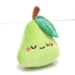 Cute Pear Plush - Handmade Kawaii Plushie Gift Baby Room Nursery Decor - thumbnail 2