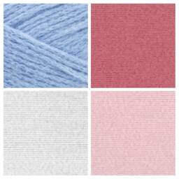 "Hand-Crocheted Baby Blanket, 36""x36" - thumbnail 4