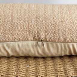 "Woven Lumbar Pillow Cover Orange Boho Home Decor - 14"" X 36" - thumbnail 3