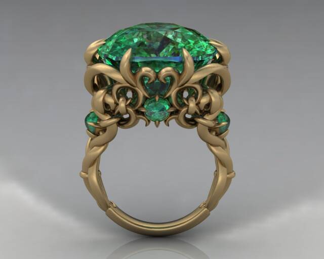 Braided Ring Stl File 3D Jewelry Design - Digital Download - image 1