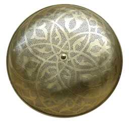 Moroccan Brass Ceiling Light Flush Mount - 18